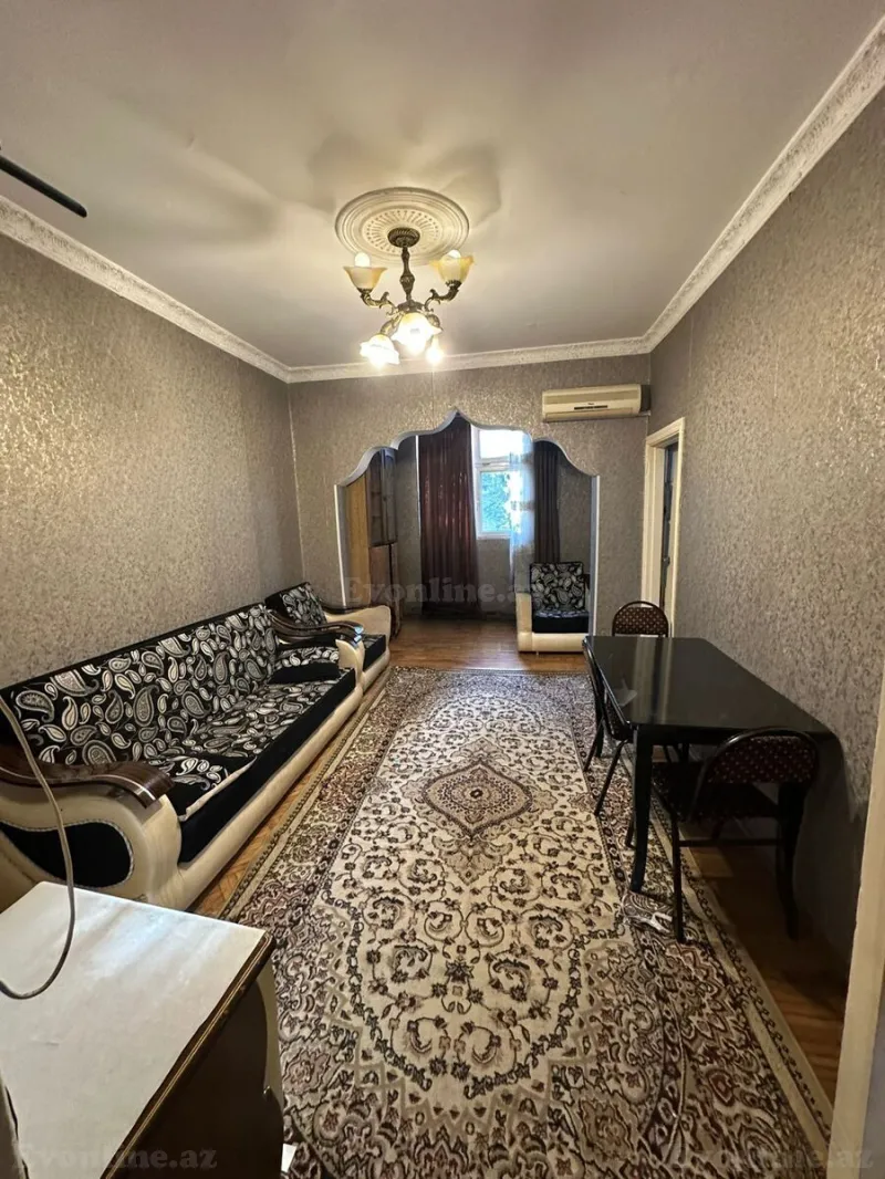 2 otaqlı Mənzil 45 m² Memar Əcəmi m. Kirayə verilir