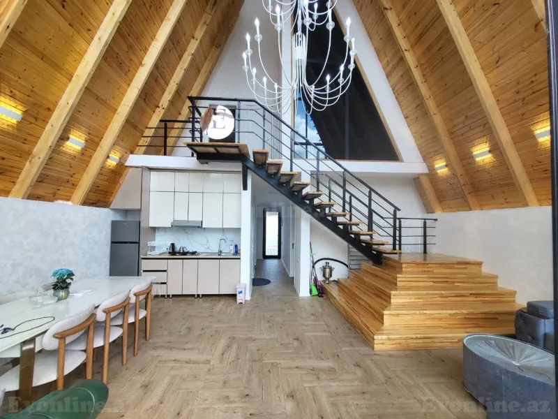 Kirayə verilir 5 otaqlı Həyət evi 120 m² Qəbələ - şəkil 2