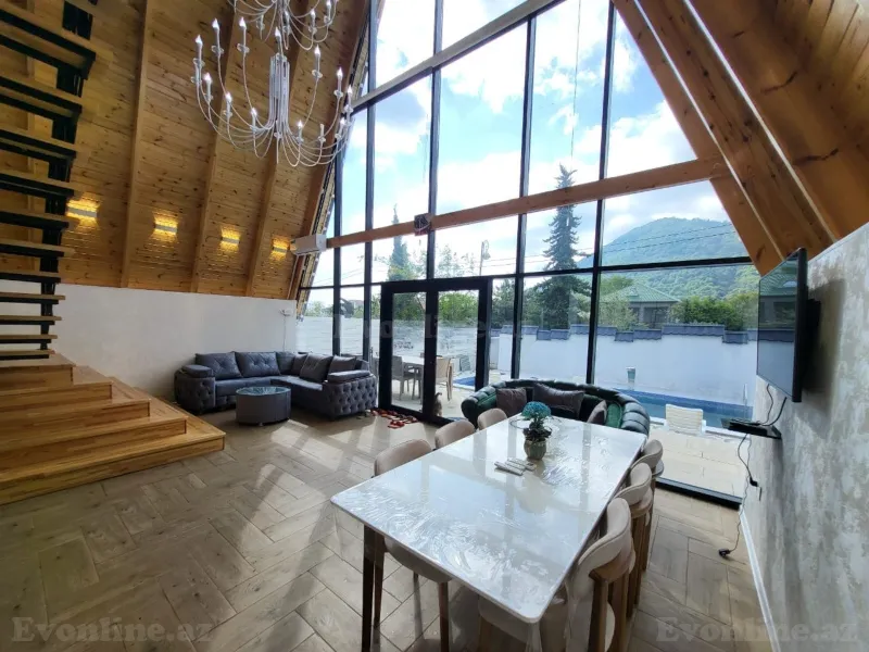 Kirayə verilir 5 otaqlı Həyət evi 120 m² Qəbələ - şəkil 7