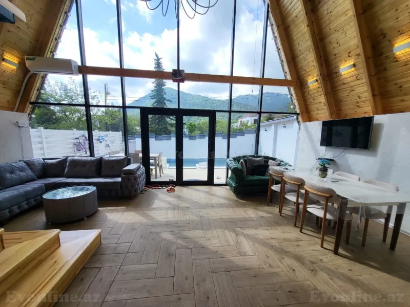Kirayə verilir 5 otaqlı Həyət evi 120 m² Qəbələ - şəkil 8