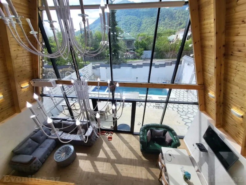 Kirayə verilir 5 otaqlı Həyət evi 120 m² Qəbələ - şəkil 9