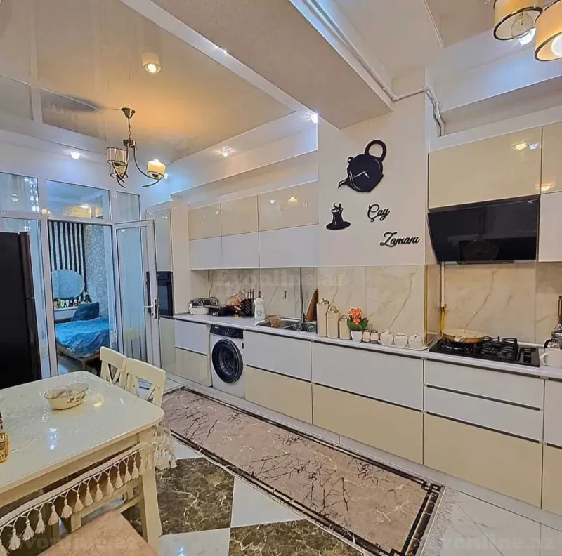 Satılır 3 otaqlı Mənzil Yeni tikili 95 m² Qara Qarayev m. - şəkil 4