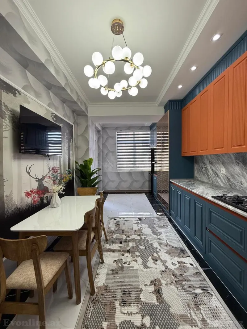 Satılır 3 otaqlı Mənzil Yeni tikili 130 m² Qara Qarayev m. - şəkil 14