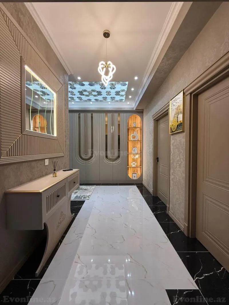 Satılır 3 otaqlı Mənzil Yeni tikili 130 m² Qara Qarayev m. - şəkil 22