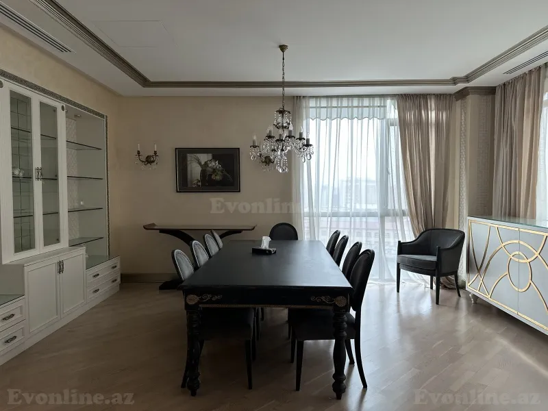 Kirayə verilir 3 otaqlı Mənzil Yeni tikili 165 m² Səbail r. - şəkil 5
