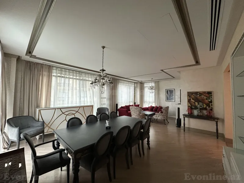 Kirayə verilir 3 otaqlı Mənzil Yeni tikili 165 m² Səbail r. - şəkil 6