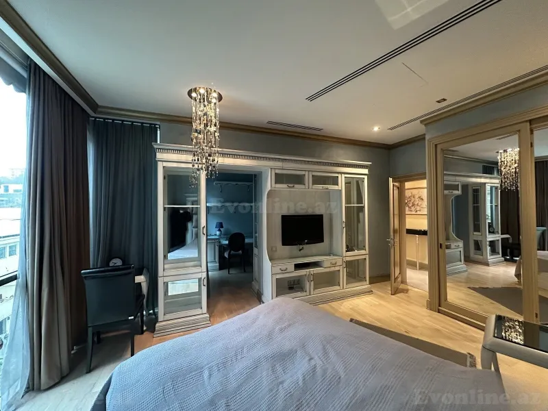 Kirayə verilir 3 otaqlı Mənzil Yeni tikili 165 m² Səbail r. - şəkil 20