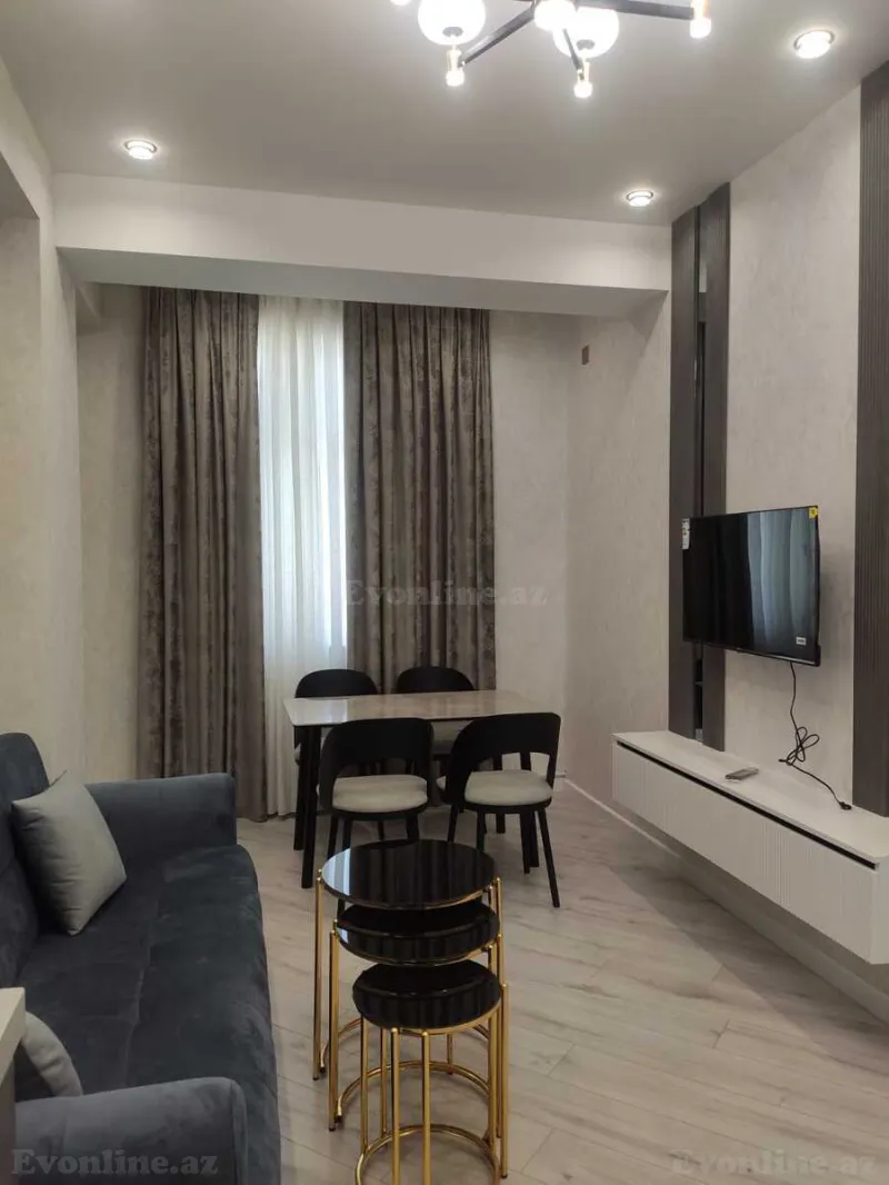 Kirayə verilir 2 otaqlı Mənzil Yeni tikili 40 m² Qara Qarayev m. - şəkil 4