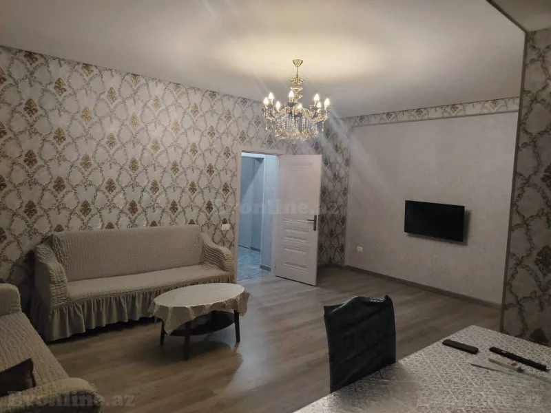 Kirayə verilir 3 otaqlı Mənzil Yeni tikili 95 m² Qara Qarayev m. - şəkil 3
