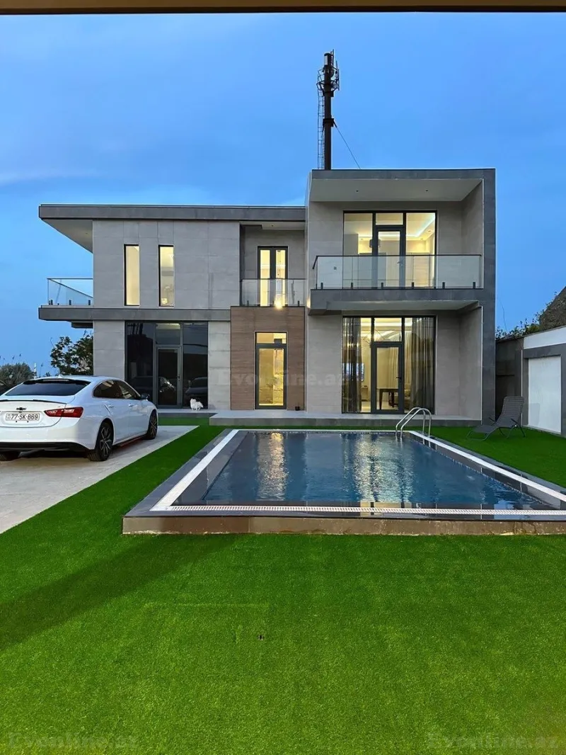 4 otaqlı Həyət evi 200 m² Mərdəkan Kirayə verilir