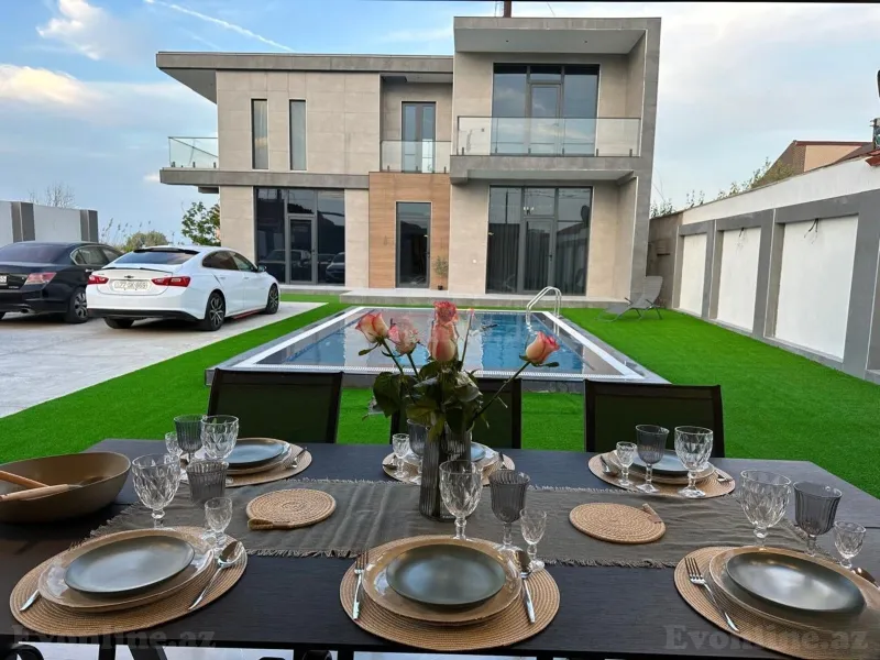Kirayə verilir 4 otaqlı Həyət evi 200 m² Mərdəkan - şəkil 3