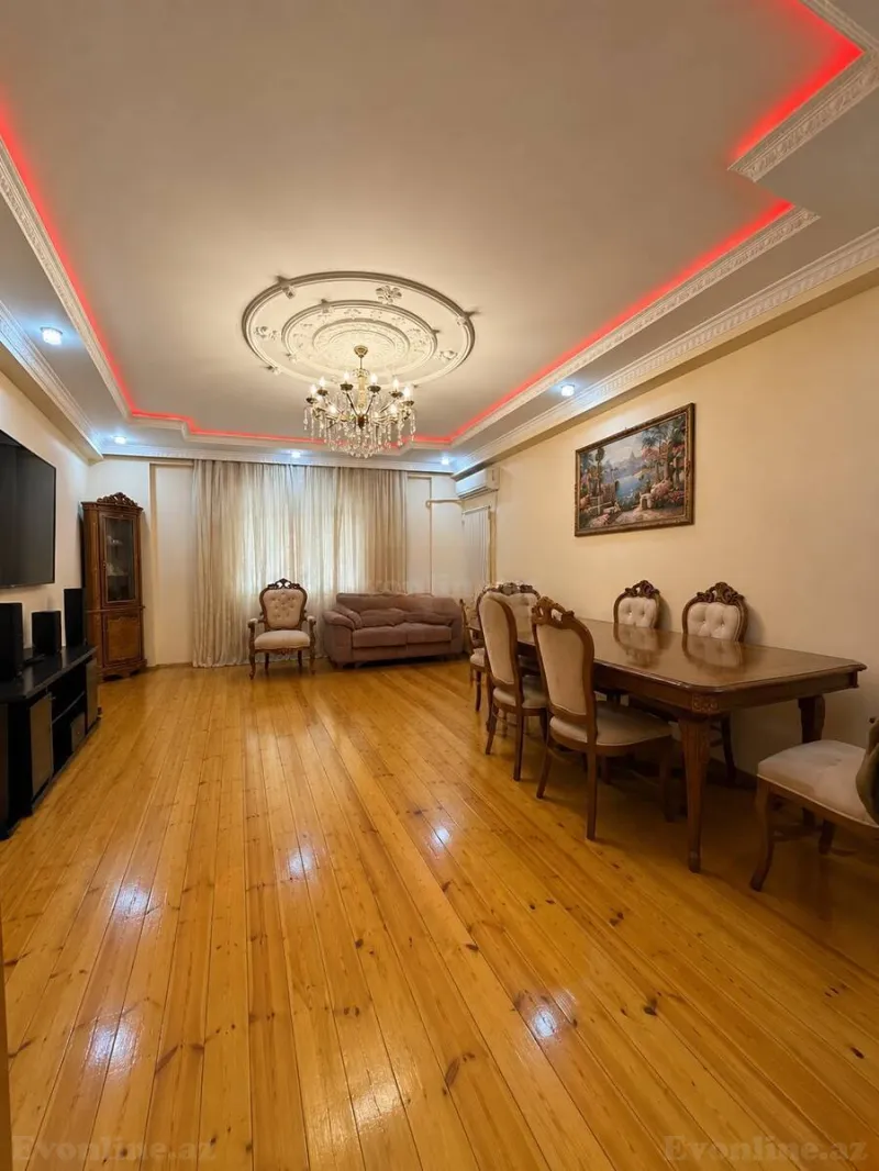 Satılır 3 otaqlı Mənzil Yeni tikili 131 m² Həzi Aslanov m. - şəkil 3