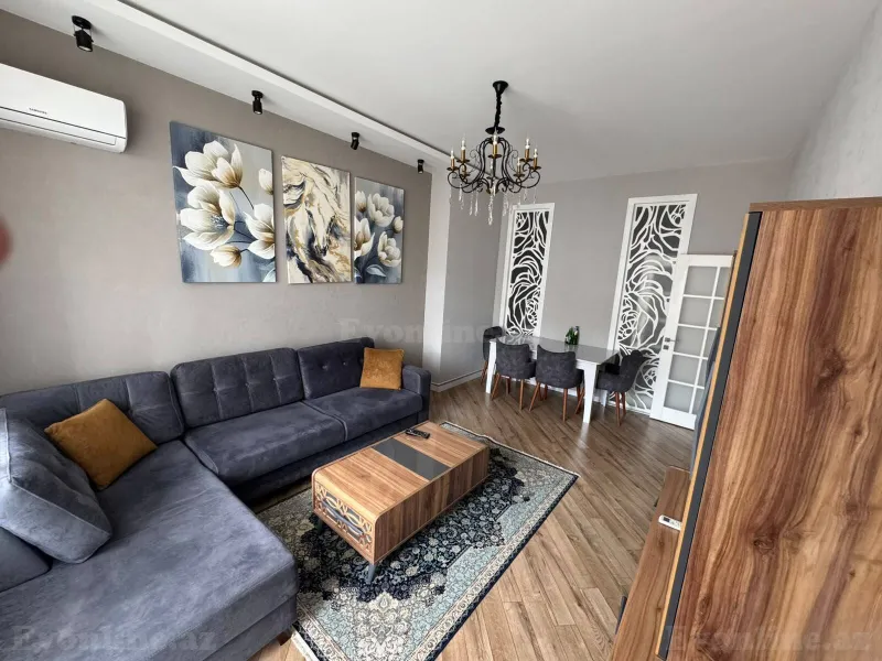Kirayə verilir 2 otaqlı Mənzil Yeni tikili 70 m² İnşaatçılar m. - şəkil 2