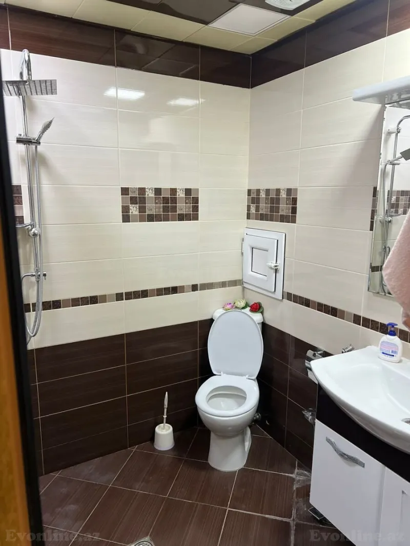 Kirayə verilir 2 otaqlı Mənzil Yeni tikili 60 m² Memar Əcəmi m. - şəkil 5