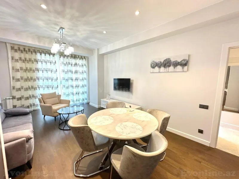 Kirayə verilir 2 otaqlı Mənzil Yeni tikili 65 m² Səbail r. - şəkil 3