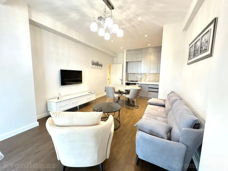 Kirayə verilir 2 otaqlı Mənzil Yeni tikili 65 m² Səbail r. - şəkil 4