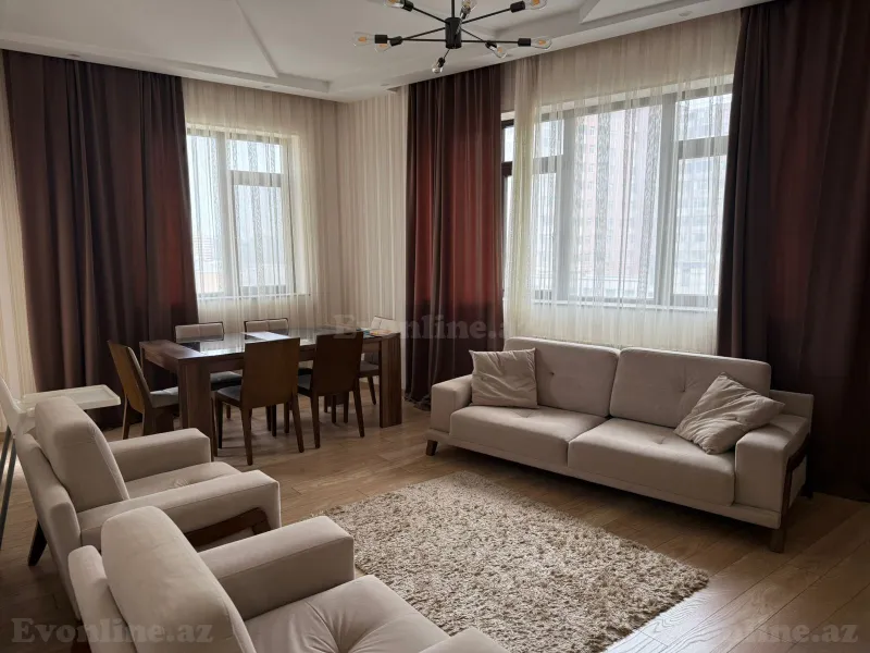 2 otaqlı Mənzil 100 m² Elmlər Akademiyası m. Kirayə verilir