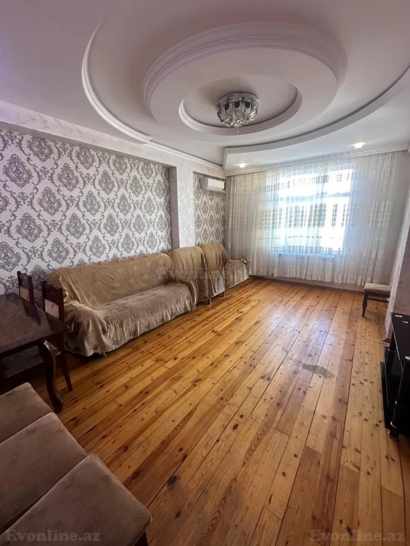 Kirayə verilir 2 otaqlı Mənzil Yeni tikili 60 m² Nizami r. - şəkil 2