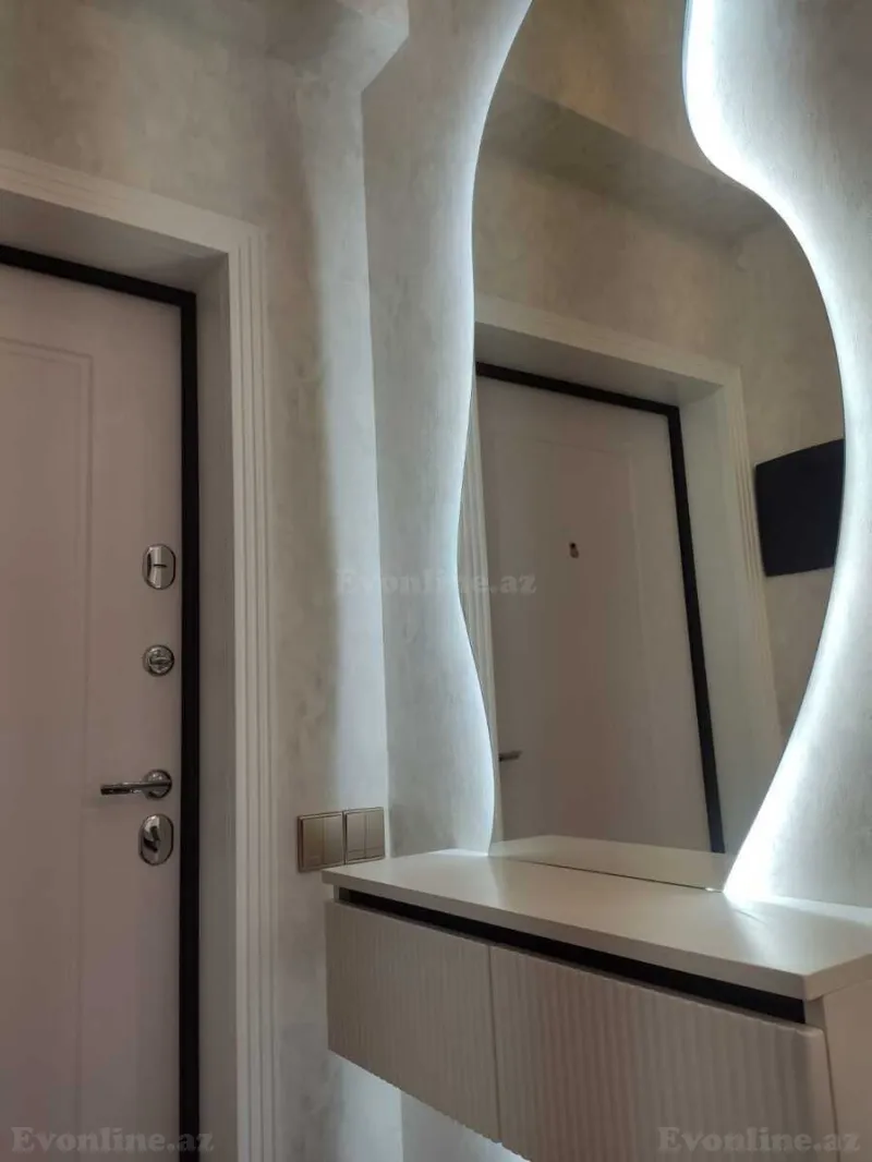 Kirayə verilir 2 otaqlı Mənzil Yeni tikili 40 m² Qara Qarayev m. - şəkil 15