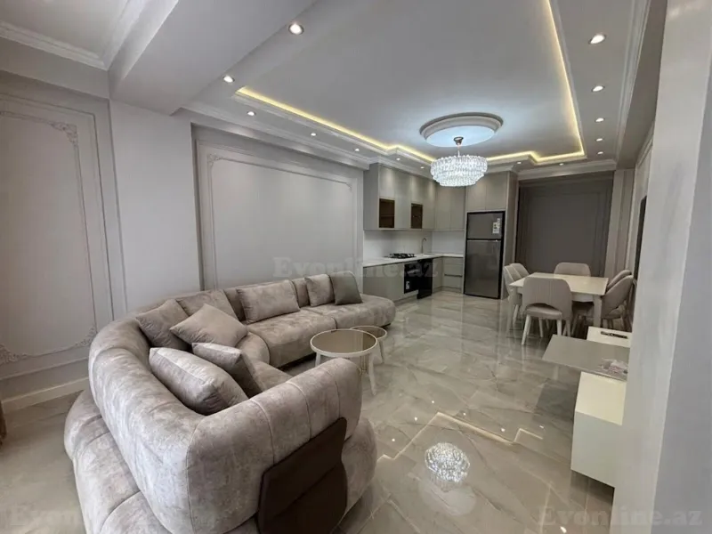 Kirayə verilir 4 otaqlı Mənzil Yeni tikili 140 m² Nəsimi r. - şəkil 2