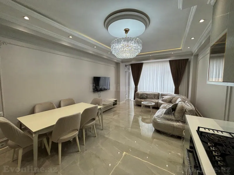 Kirayə verilir 4 otaqlı Mənzil Yeni tikili 140 m² Nəsimi r. - şəkil 4