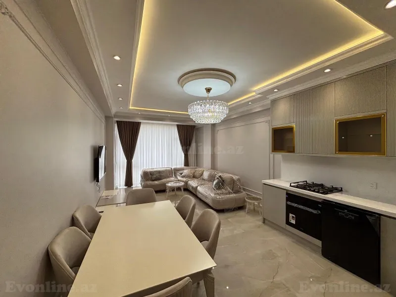 Kirayə verilir 4 otaqlı Mənzil Yeni tikili 140 m² Nəsimi r. - şəkil 5