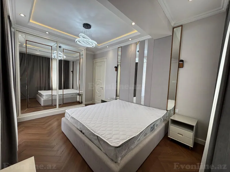Kirayə verilir 4 otaqlı Mənzil Yeni tikili 140 m² Nəsimi r. - şəkil 16