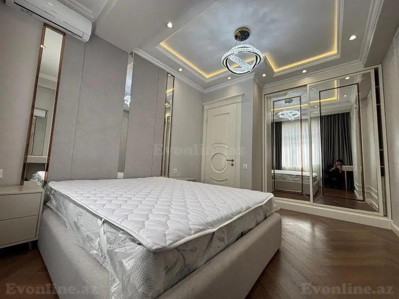 Kirayə verilir 4 otaqlı Mənzil Yeni tikili 140 m² Nəsimi r. - şəkil 19