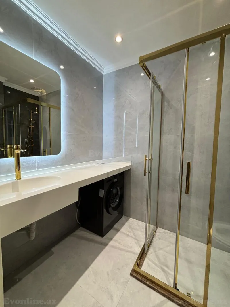 Kirayə verilir 4 otaqlı Mənzil Yeni tikili 140 m² Nəsimi r. - şəkil 21