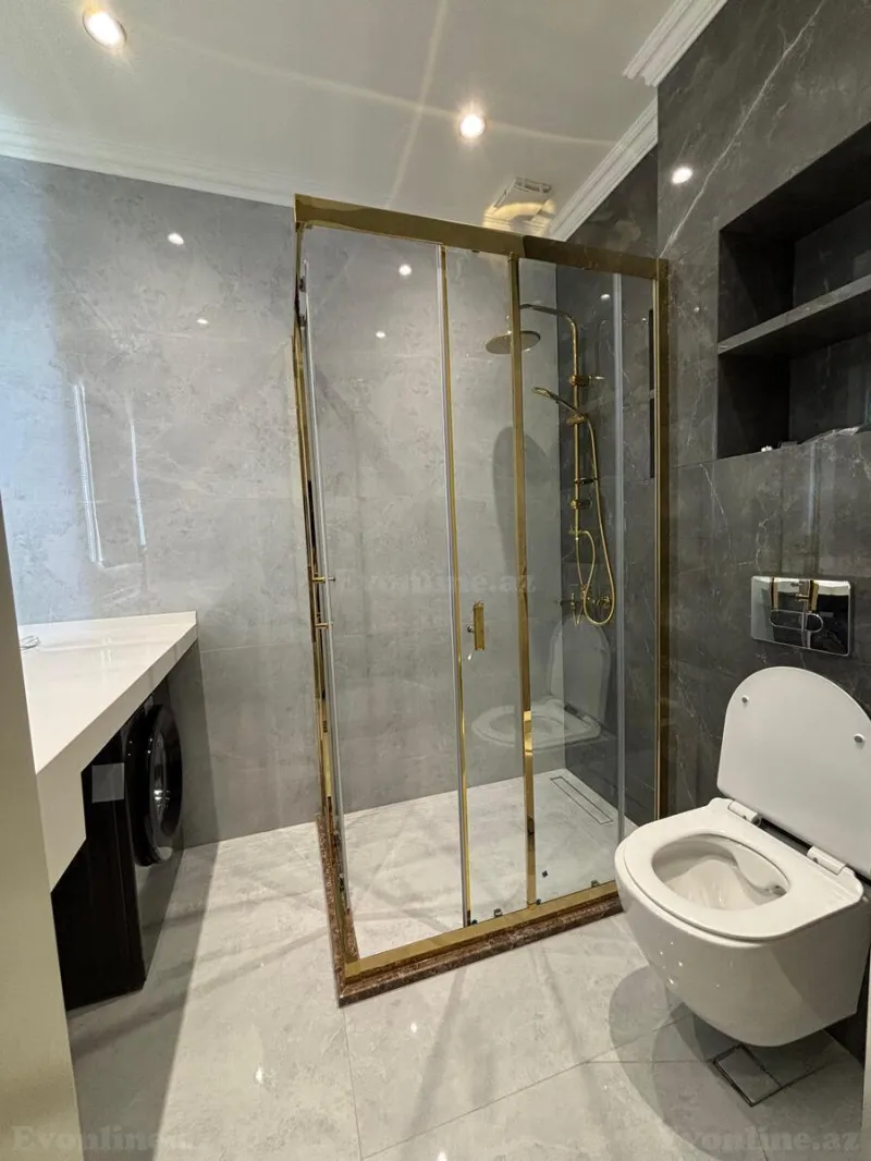 Kirayə verilir 4 otaqlı Mənzil Yeni tikili 140 m² Nəsimi r. - şəkil 22