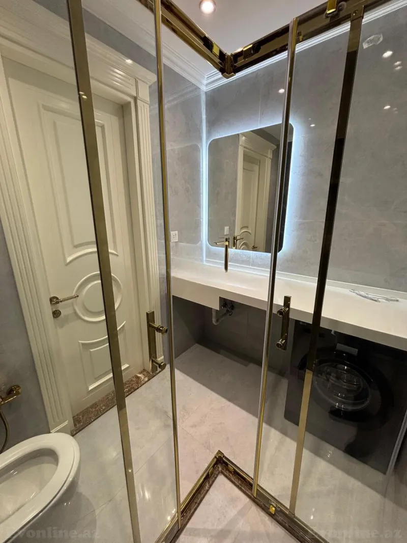 Kirayə verilir 4 otaqlı Mənzil Yeni tikili 140 m² Nəsimi r. - şəkil 23