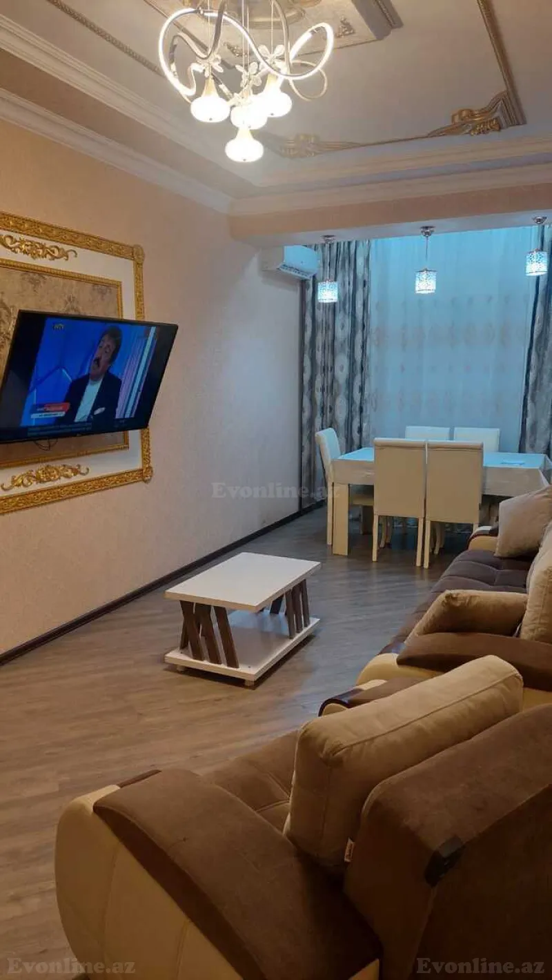 Kirayə verilir 2 otaqlı Mənzil Yeni tikili 55 m² Xətai r. - şəkil 3