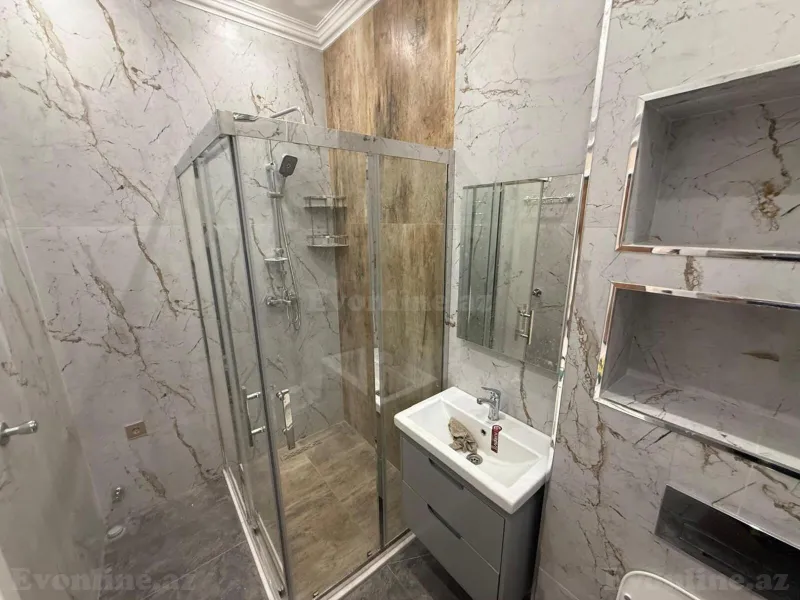 Kirayə verilir 3 otaqlı Mənzil Yeni tikili 100 m² Nizami m. - şəkil 16
