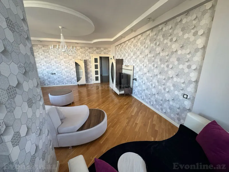 Kirayə verilir 4 otaqlı Mənzil Yeni tikili 200 m² Nəsimi r. - şəkil 3