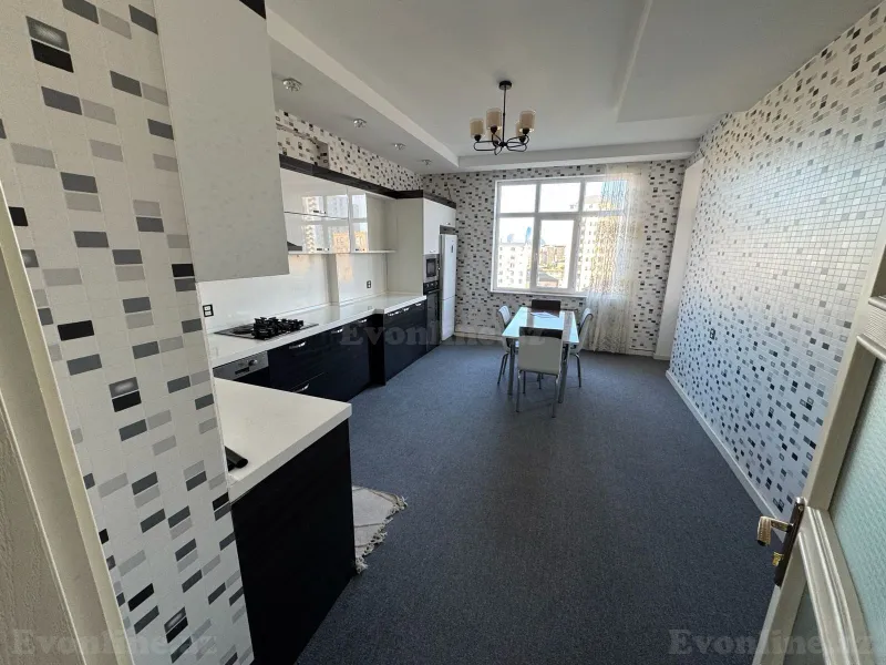 Kirayə verilir 4 otaqlı Mənzil Yeni tikili 200 m² Nəsimi r. - şəkil 14