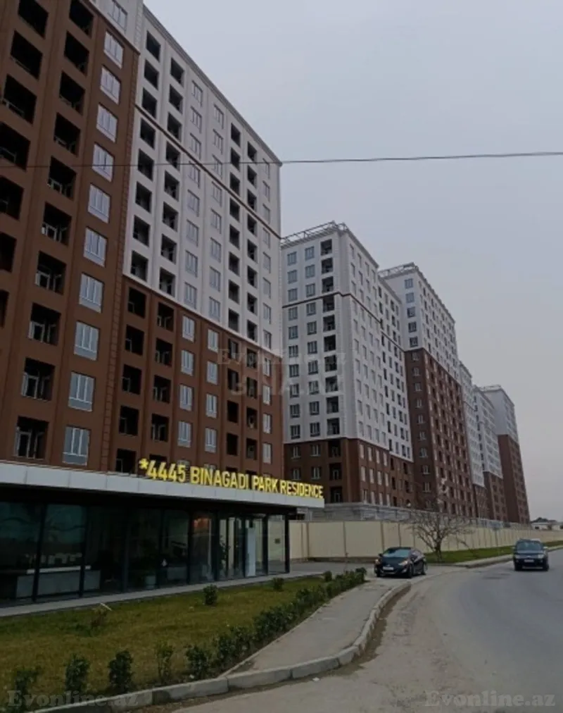 2 otaqlı Mənzil 55 m² Binəqədi r. Satılır