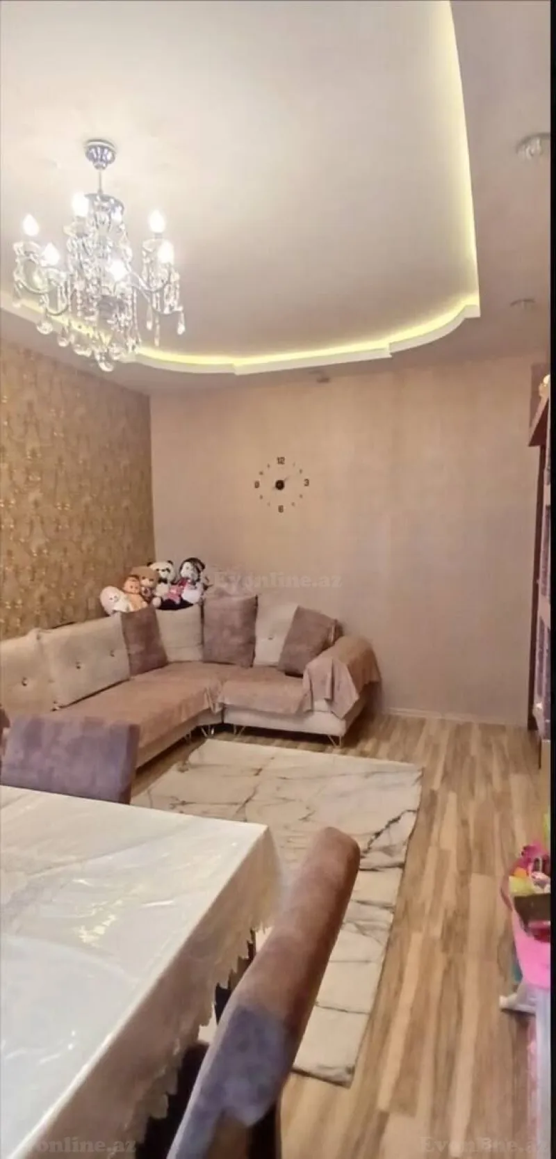 Satılır 3 otaqlı Mənzil Yeni tikili 80 m² Xalqlar Dostluğu m. - şəkil 2