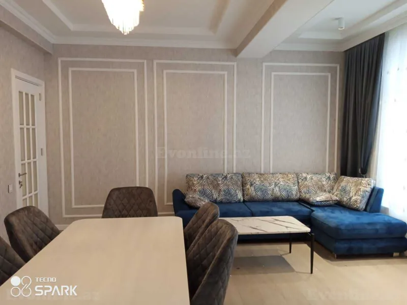 Kirayə verilir 3 otaqlı Mənzil Yeni tikili 110 m² İnşaatçılar m. - şəkil 3