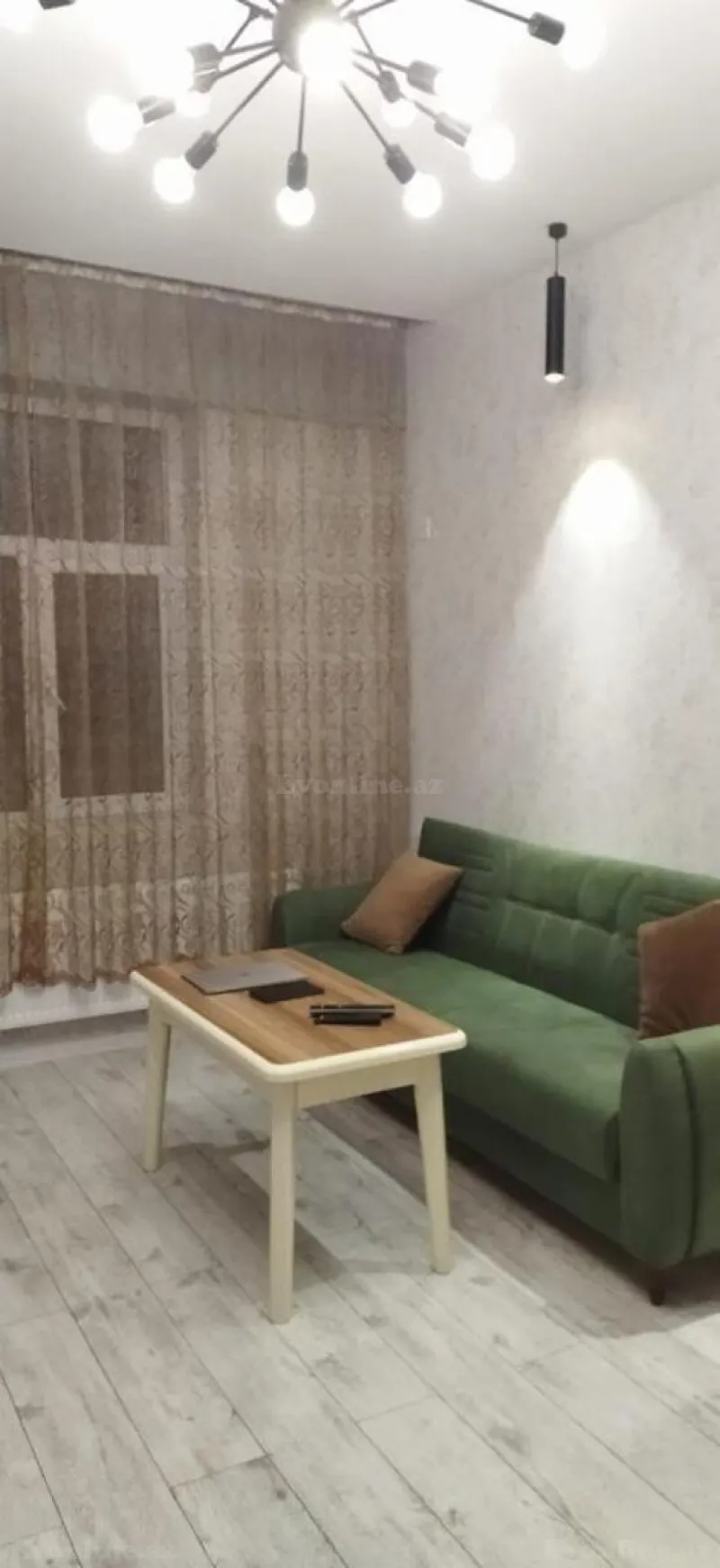 2 otaqlı Mənzil 68 m² Elmlər Akademiyası m. Kirayə verilir