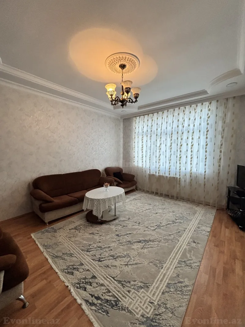Satılır 3 otaqlı Mənzil Yeni tikili 100 m² Həzi Aslanov m. - şəkil 2