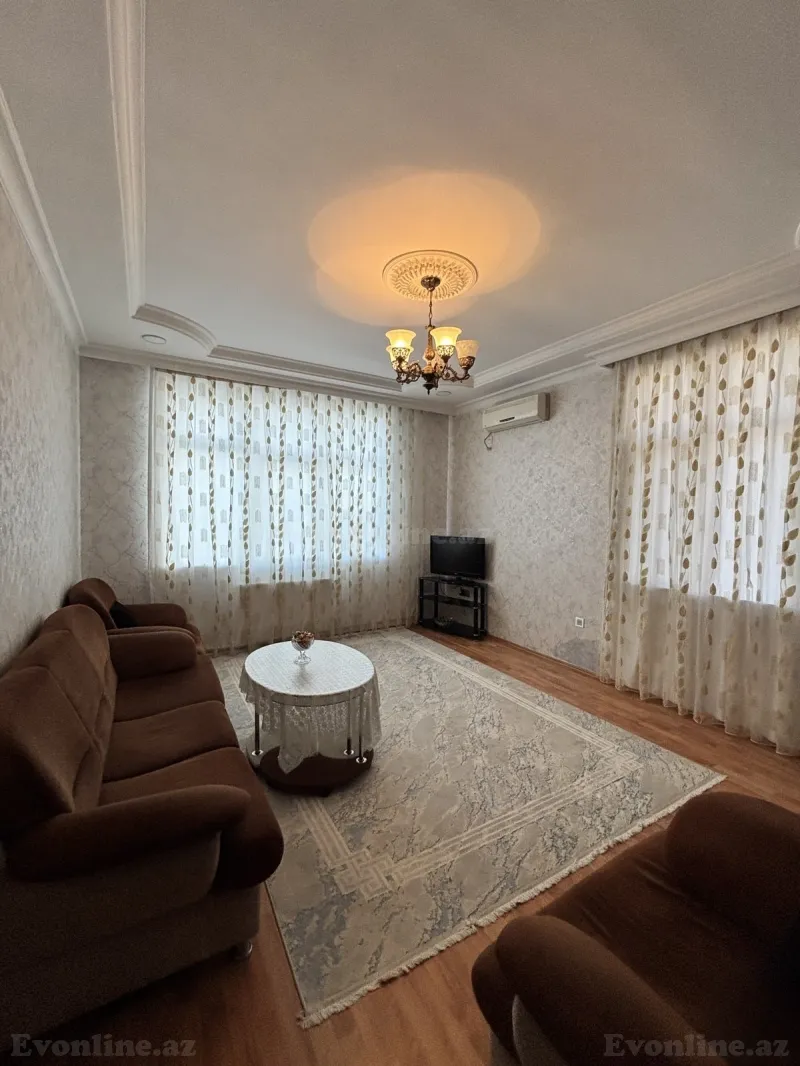 Satılır 3 otaqlı Mənzil Yeni tikili 100 m² Həzi Aslanov m. - şəkil 3