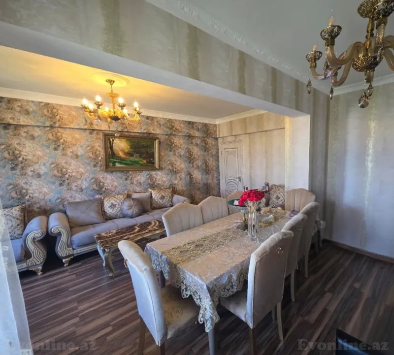3 otaqlı Mənzil 110 m² İnşaatçılar m. Satılır