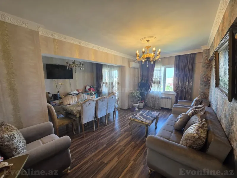 Satılır 3 otaqlı Mənzil Yeni tikili 110 m² İnşaatçılar m. - şəkil 2