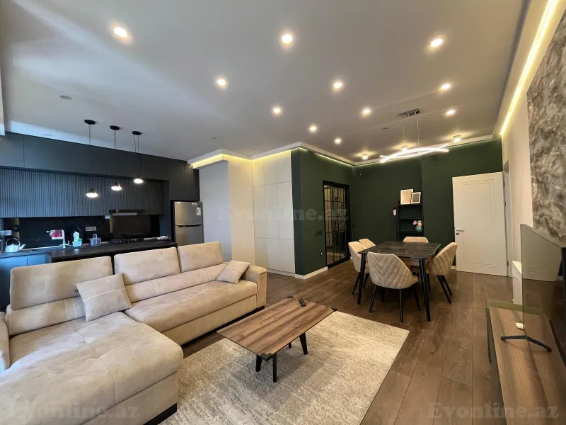 Kirayə verilir 2 otaqlı Mənzil Yeni tikili 105 m² 8 Noyabr m. - şəkil 2