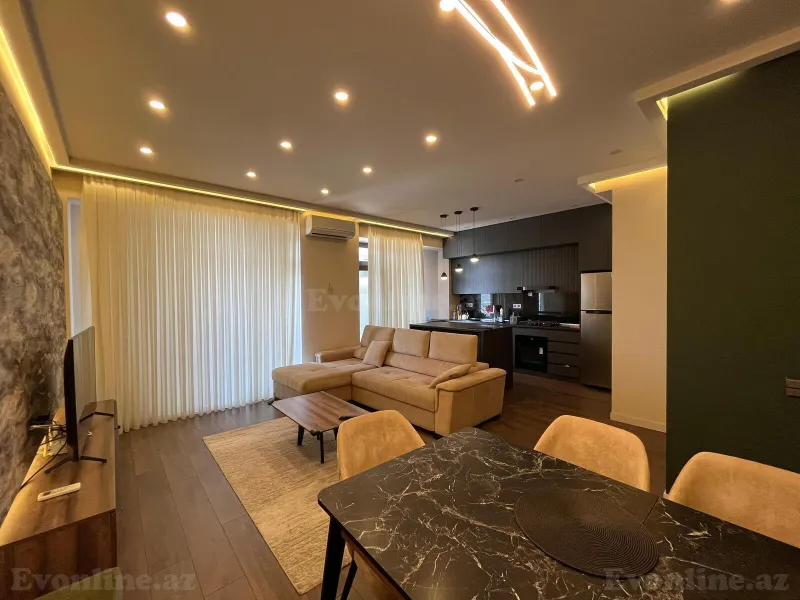 Kirayə verilir 2 otaqlı Mənzil Yeni tikili 105 m² 8 Noyabr m. - şəkil 3