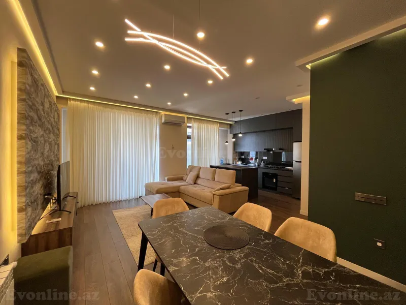 Kirayə verilir 2 otaqlı Mənzil Yeni tikili 105 m² 8 Noyabr m. - şəkil 5
