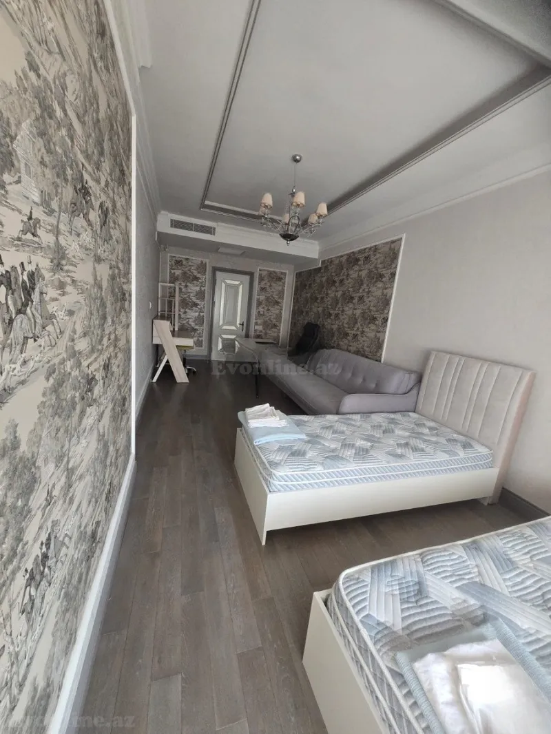 Kirayə verilir 3 otaqlı Mənzil Yeni tikili 211 m² Nərimanov r. - şəkil 8