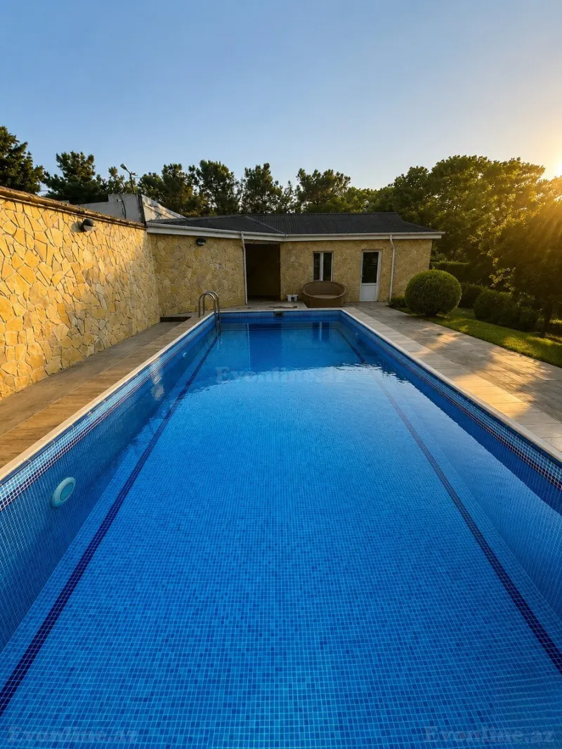 Kirayə verilir 5 otaqlı Həyət evi 300 m² Mərdəkan - şəkil 14