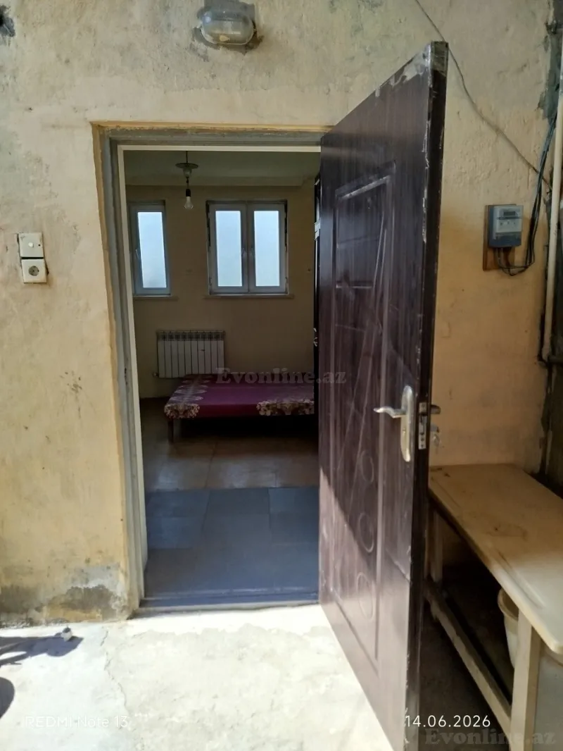 Kirayə verilir 1 otaqlı Həyət evi 25 m² Zabrat - şəkil 2