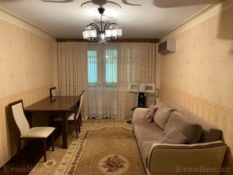 Kirayə verilir 2 otaqlı Mənzil Köhnə tikili 57 m² İnşaatçılar m. - şəkil 2